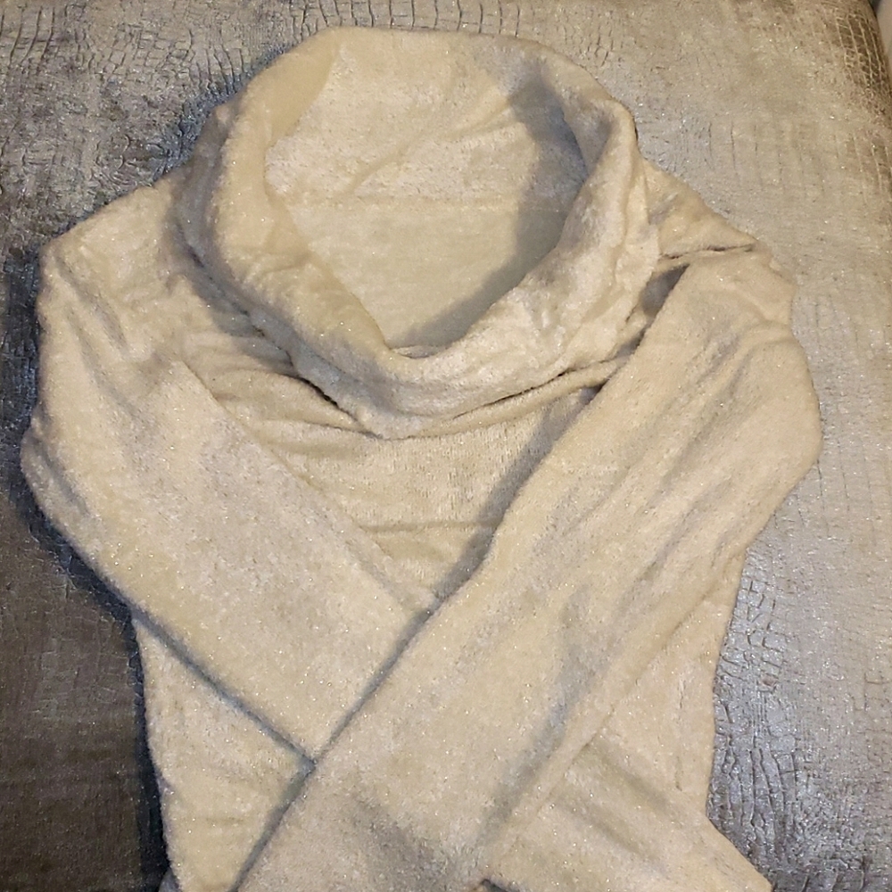 Off shoulder/cowl neck sweater
